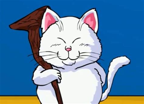 gato de dragon ball z|gato de dragon ball nombre.